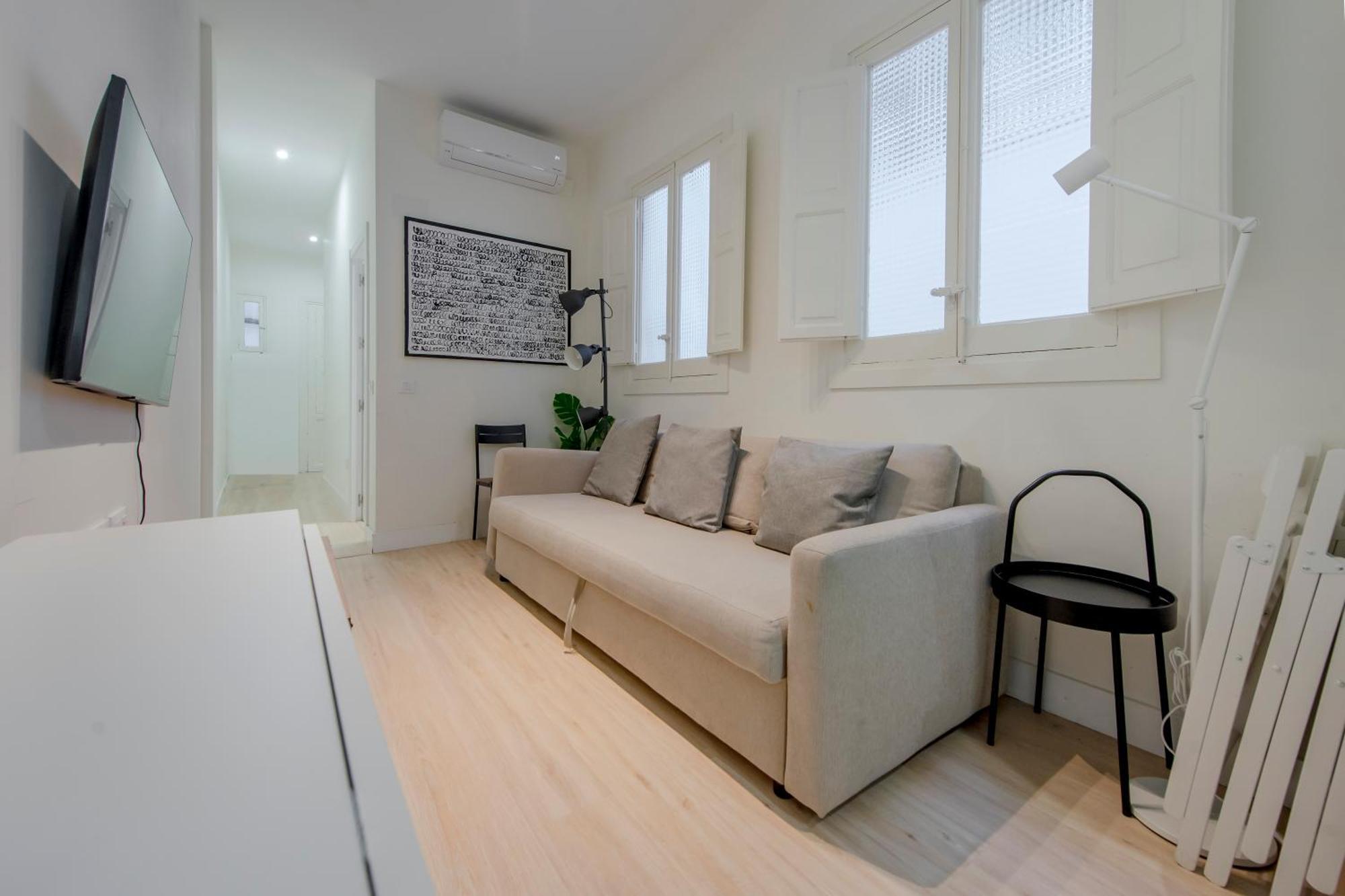 Nuevo Apt Para 7 Pax En Malasana - Gran Via E1 Apartment Madrid Luaran gambar